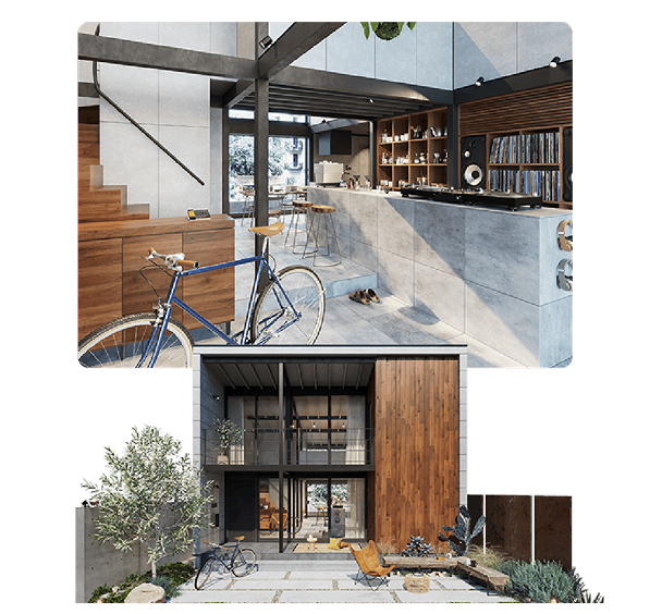 こだわりすぎてしまう人のための家の真ん中に