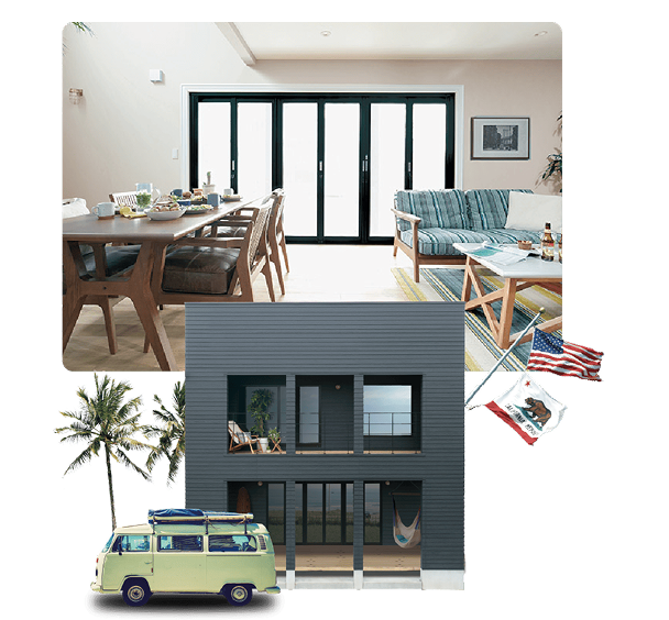 誰もが憧れる街、マリブをイメージ。